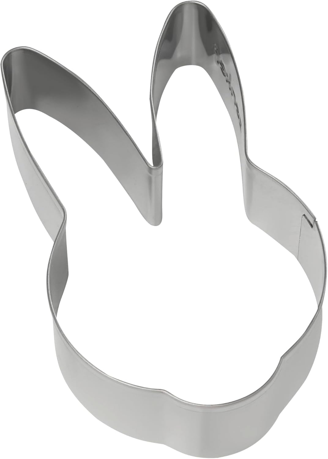 Set de 5 forme de biscuiți cu iepuraș de Paște, forme de biscuiți, forme de biscuiți și fondant, forme de biscuiți din oțel inoxidabil de înaltă calitate, ajutor de bucătărie, culoare: argintiu