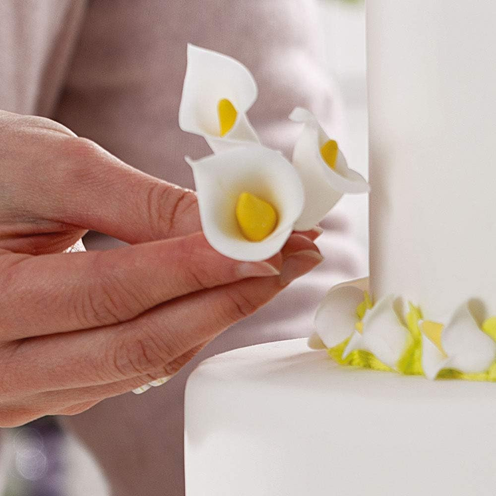 0803022 Set de forme pentru biscuiți Lily, 5 piese, Plastic, Violet, 11,5 x 11,5 x 3 cm