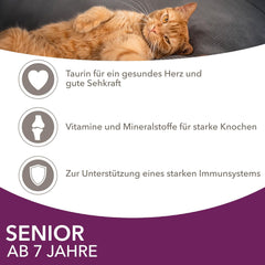 IAMS Delights Hrană umedă pentru pisici senior - Pachet multiplu cu pui și pește în sos, hrană umedă de înaltă calitate pentru pisici mai în vârstă de la 7 ani, 12 x 85 g