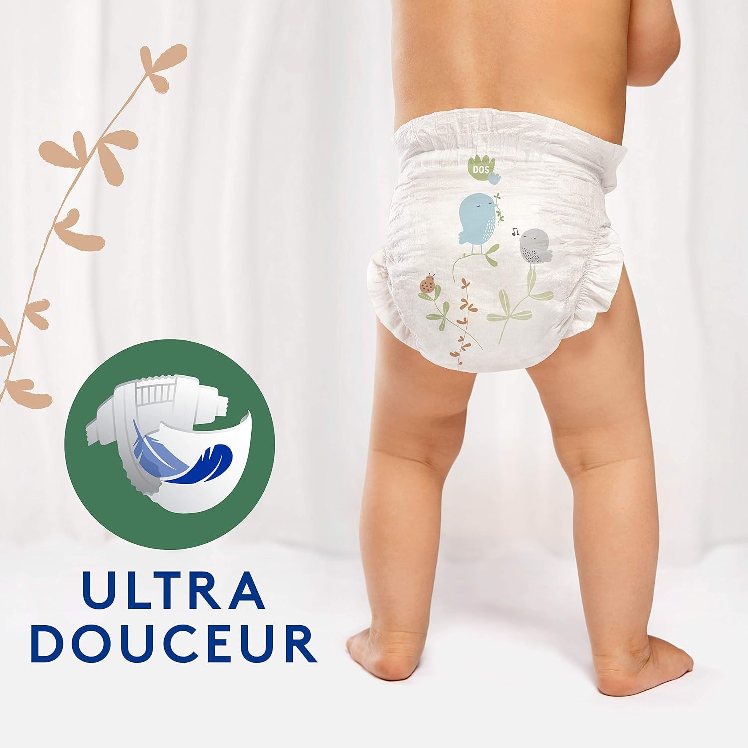 Douceur Naturelle – Scutece mărimea 3 (5-9 kg) Pachet 1 lună – 172 scutece