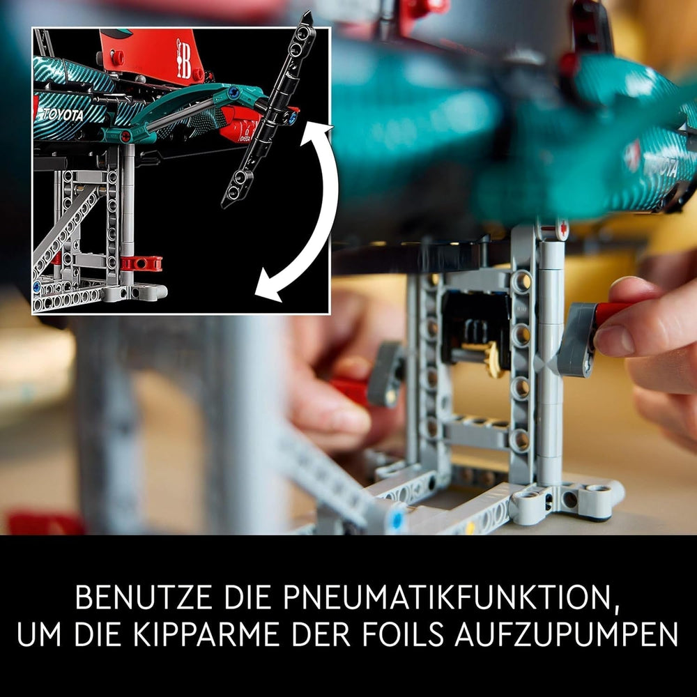 LEGO Technic Emirates Team New Zealand AC75 Racing Yacht, set de construcție cu barcă cu pânze pentru adulți, cadou pentru bărbați și femei, activitate creativă și relaxantă 42174 Seturi de constructie Besuche den LEGO-Store