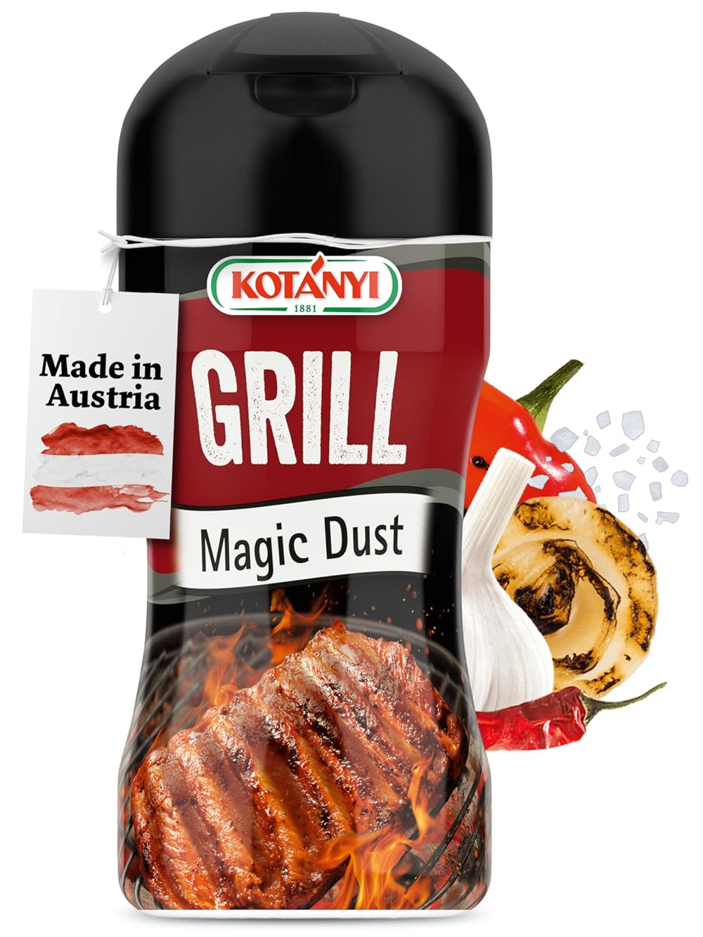 KOTÁNYI Grill Fisch Grillgewürz 80g - Gewürz für Fisch & Meeresfrüchte - Marinade für jede Fischart - Gewürzmischung zum Grillen - [Jetzt für die nächste Grillfeier bestellen!]