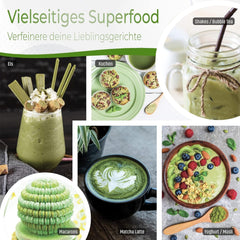 Ceai Uniqo Matcha pudră 200 g în ambalaj ecologic reîncărcabil