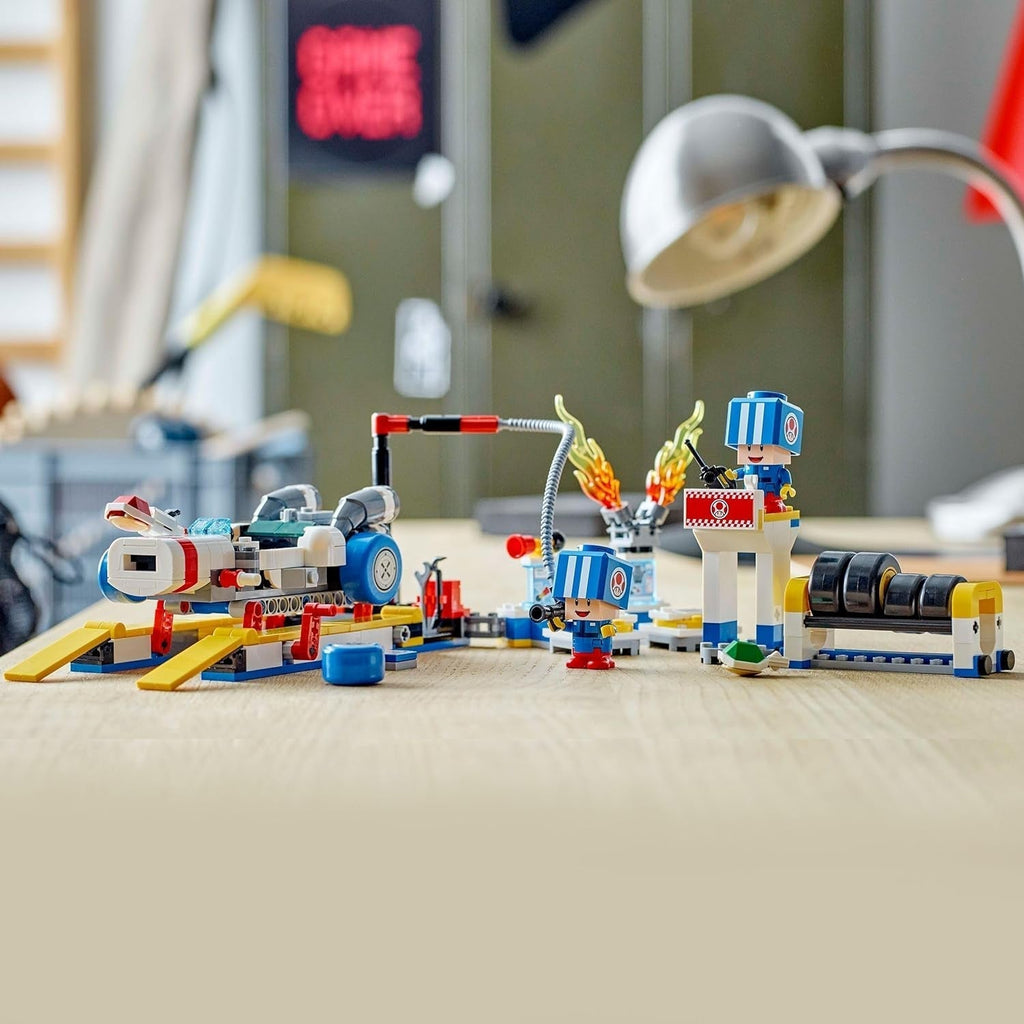 LEGO Super Mario: Mario Kart - Atelierul lui Toad, personaj Nintendo, jucărie personalizabilă, set de aventură, cadou pentru băieți, fete și gameri de la 8 ani 72035 Seturi de constructie Besuche den LEGO-Store