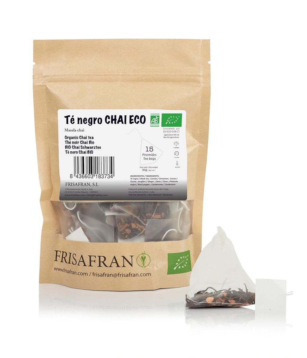 FRISAFRAN | Ceai verde organic Mint Gunpowder în piramide 30 unități | 60G | Antioxidant | Ceai verde japonez | Digestiv | Băutură răcoritoare | Infuzie de mentă | Ceai pur | Frunze de mentă | Cald-rece