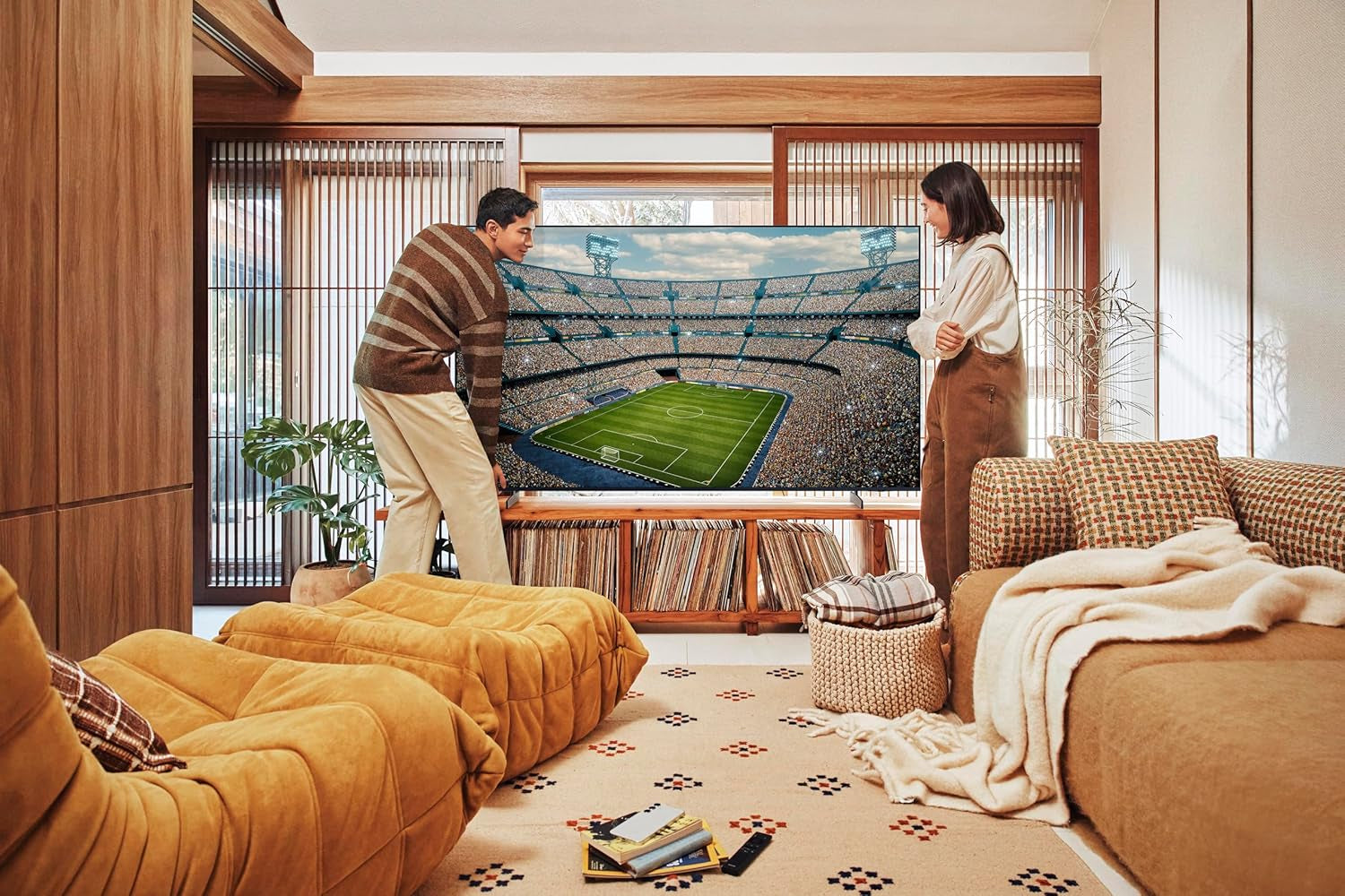 Televizor inteligent SAMSUNG Crystal UHD 50 inch U8075F 2025 4K [Versiune regională franceză, spaniolă, portugheză]...[Versiune regională franceză, spaniolă, portugheză]