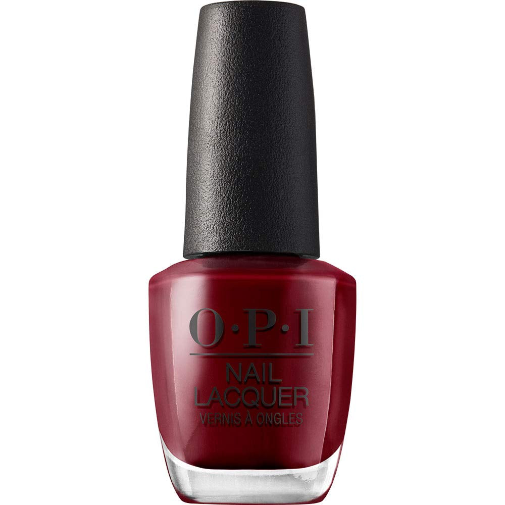 Oja OPI Nail Lacquer în nuanțe de roșu și portocaliu – Oja cu uscare rapidă, rezistentă la ciobire și de lungă durată – durează până la 7 zile – cu pensulă ProWide extra-lată