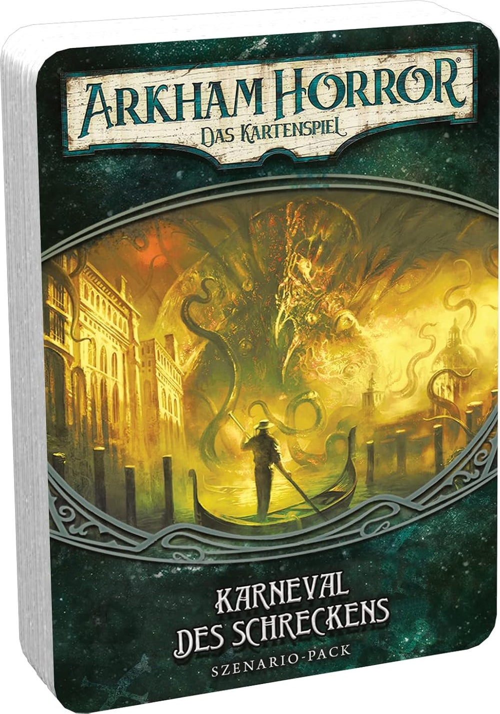 Fantasy Flight Games, Arkham Horror: LCG, Joc de bază, Joc pentru experți, Joc de cărți, 1-4 jucători, Vârste 14+, 45+ minute, Germană, Multicolor, Colorat