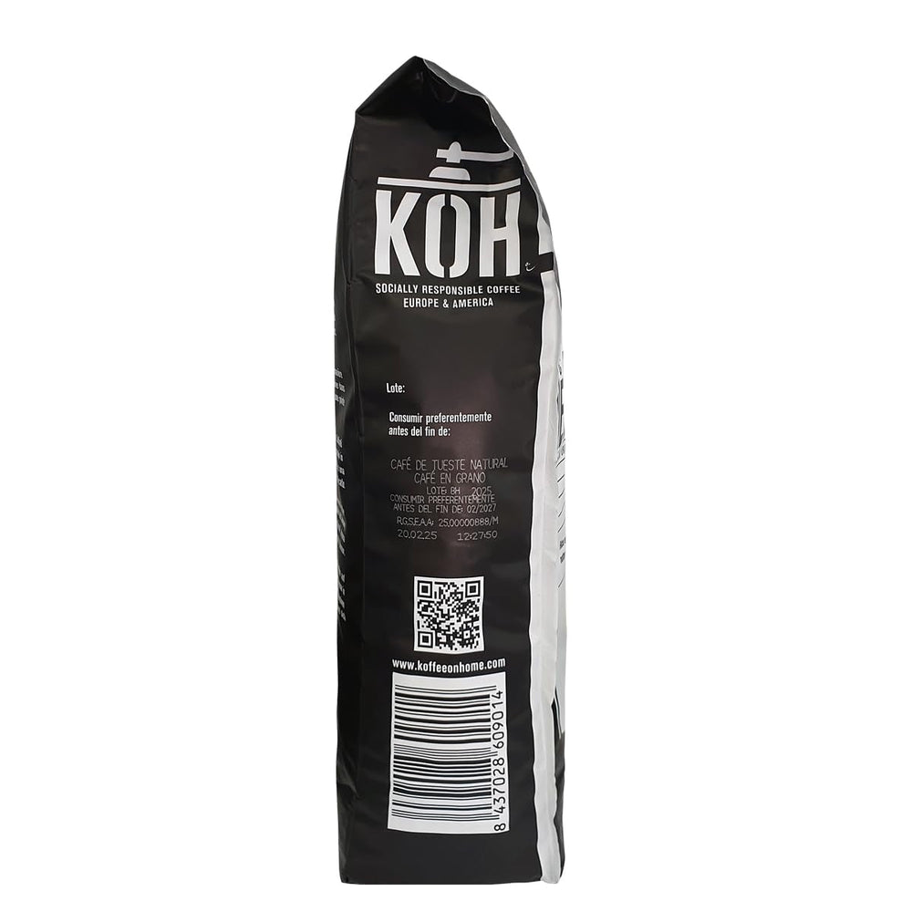 Ganze Kaffeebohnen 100% Arabica aus Äthiopien – 1 kg – Natürlich geröstet – Mittlere Intensität – Fruchtige & Zitrusnoten – Premium-Qualität aus Oromia – Ideal für Espresso & Moka