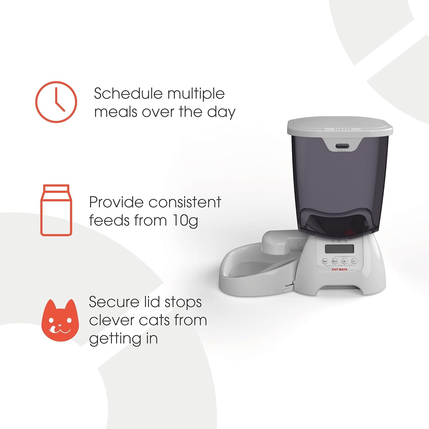 Dozator automat de alimente uscate L: 21,1 cm lățime: 21,1 cm înălțime: 36,8 cm 3 kg 905 g