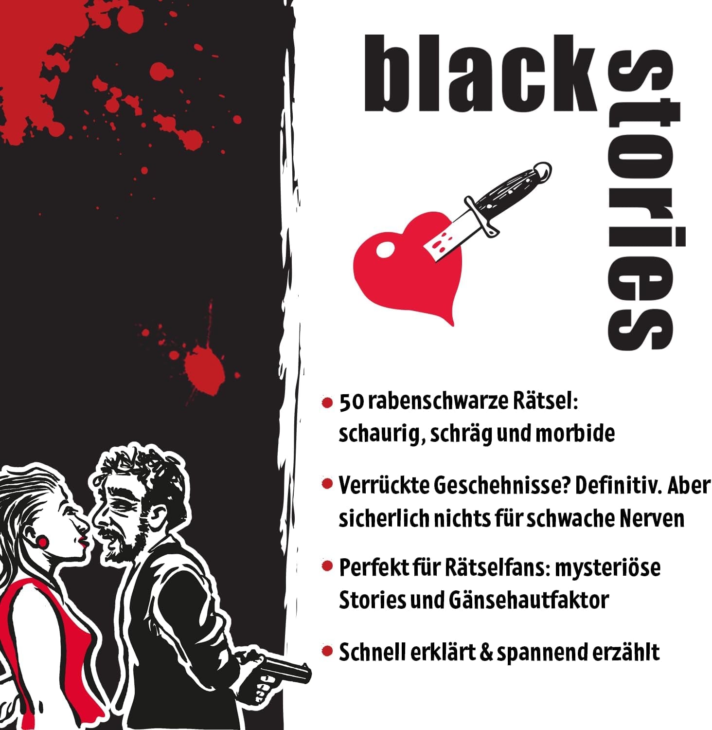 Moise. Black Stories Medicine - 50 de puzzle-uri cu cazuri din lumea medicinei, un joc de cărți despre crime cu variante de joc și jetoane de punctaj, un joc de puzzle pentru adolescenți și adulți.