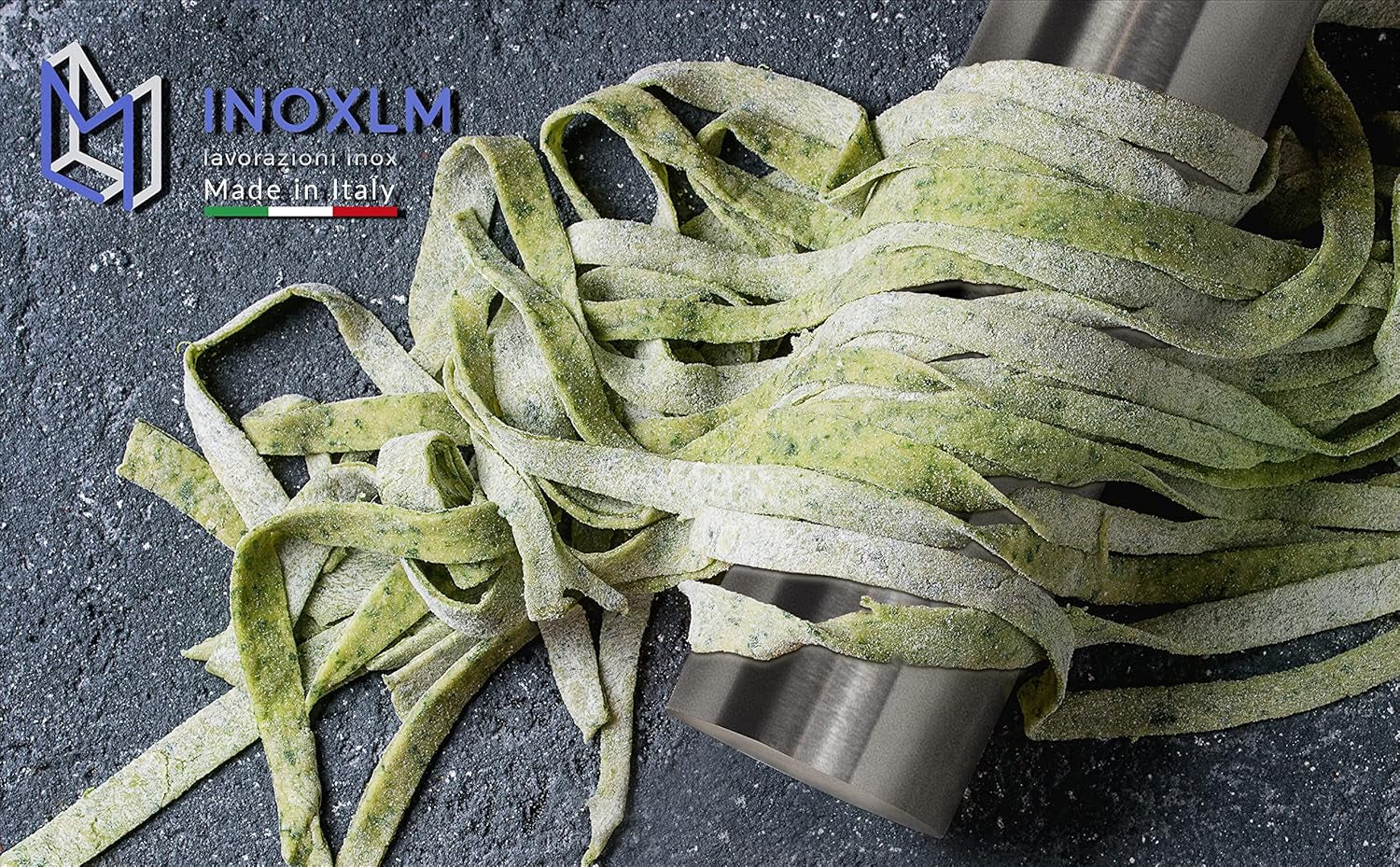 INOXLM Sucitor din oțel inoxidabil pentru aluat de zahăr, pâine de bucătărie, pizza, bomboane, tort (fără capac)