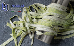 INOXLM Sucitor din oțel inoxidabil pentru aluat de zahăr, pâine de bucătărie, pizza, bomboane, tort (fără capac)