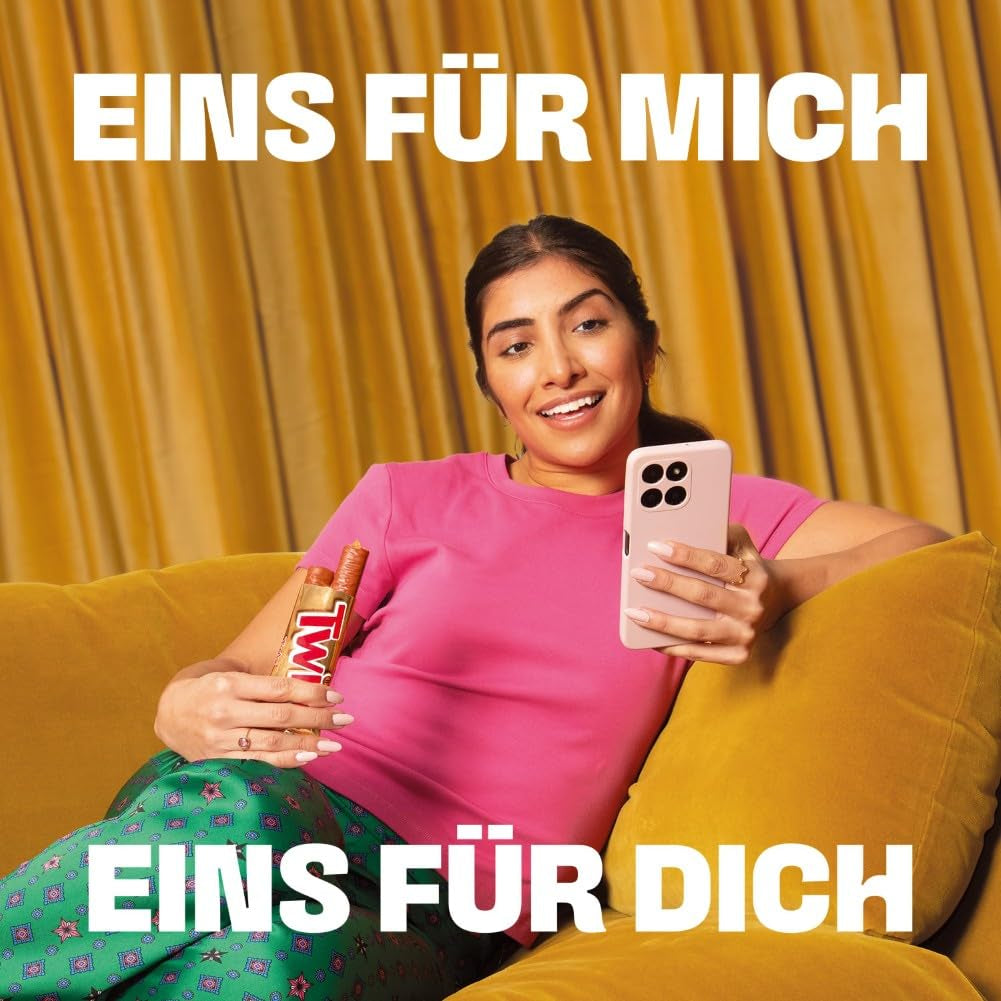 Batoane de ciocolată Twix cu caramel sărat | Pachet vrac de ciocolată | 30 de batoane duble (30 x 46g)