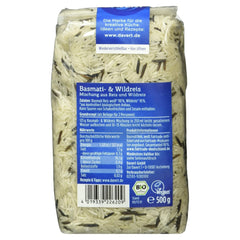 Amestec de orez Davert Basmati și sălbatic, organic, 500g