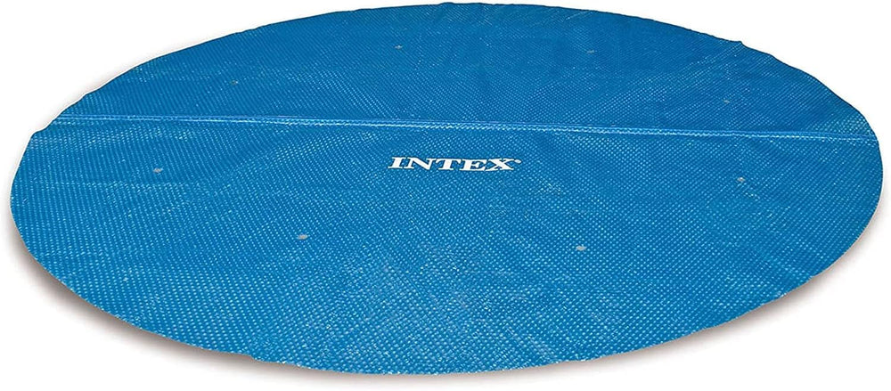 Prelată solară pentru piscină Intex - Prelată solară - Ø 457 cm - Pentru piscine cu montare ușoară și cadru, Albastră