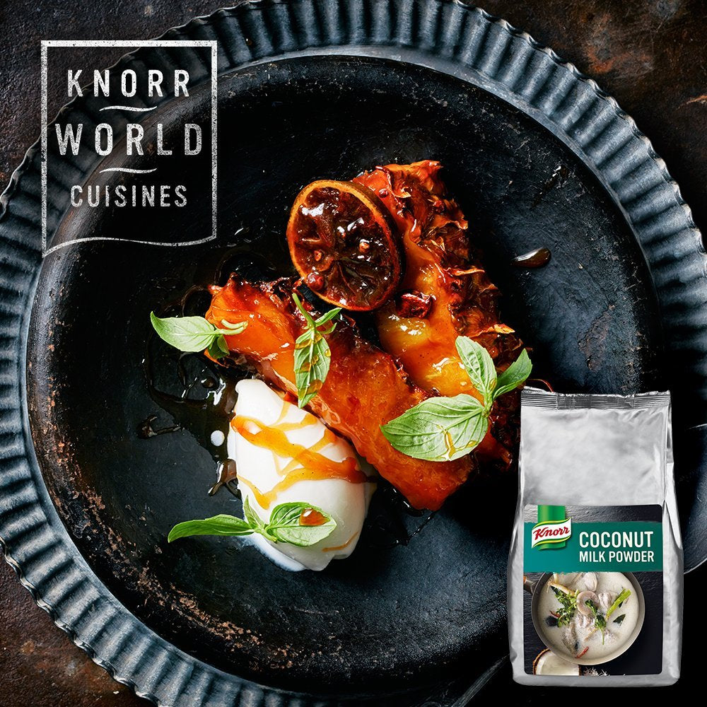 Knorr Kokosmilch Pulver (Milk Powder aus 20 frischen Kokosnüssen, ergibt 6,6 Liter Kokosmilch) 1er Pack (1 x 1 kg)