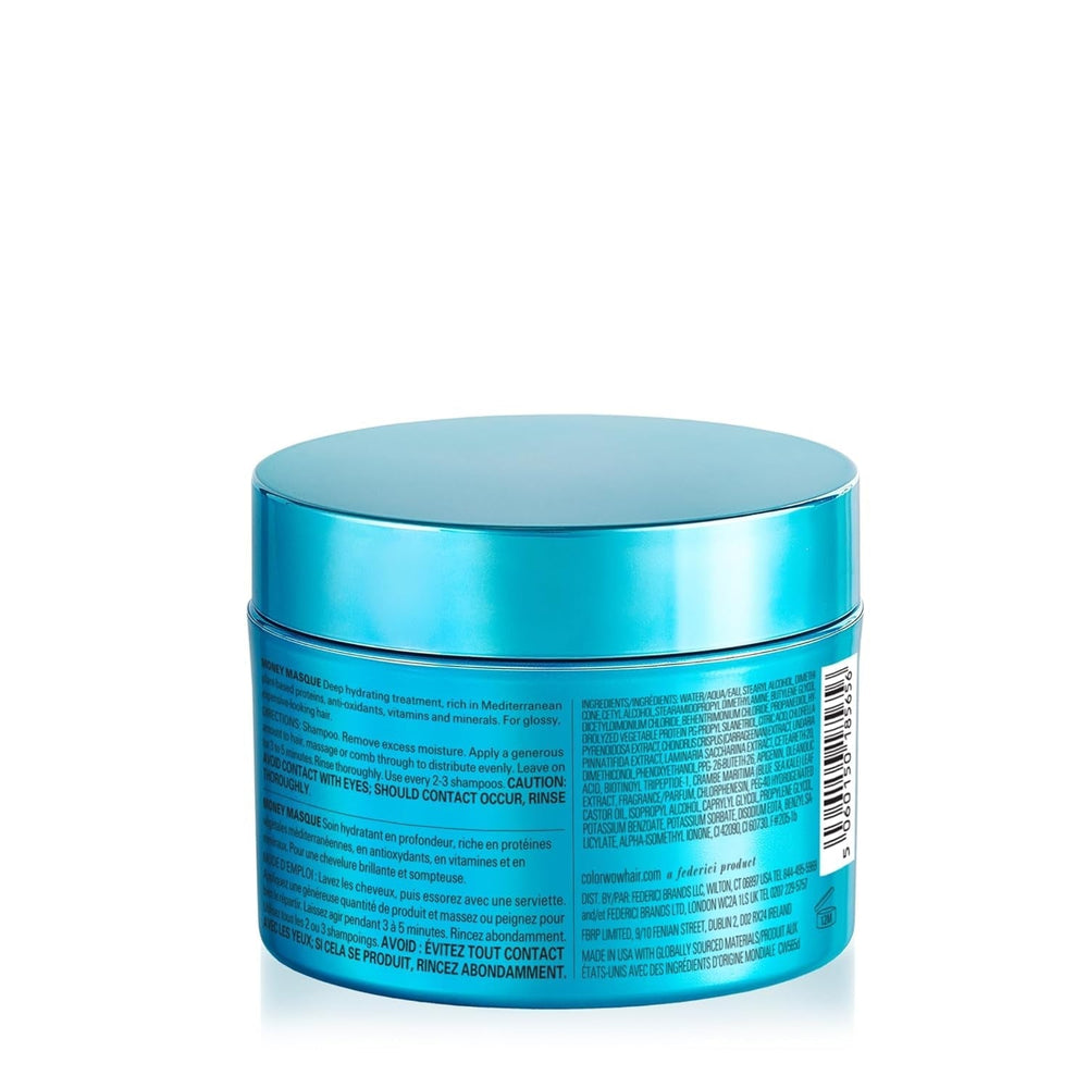 COLOR WOW Moisturizing Hair Mask Money 215 ml - mască pentru păr uscat și deteriorat, hidratarea părului - îngrijire și protecție termică pentru păr, albastru Masca de par Naty Shop