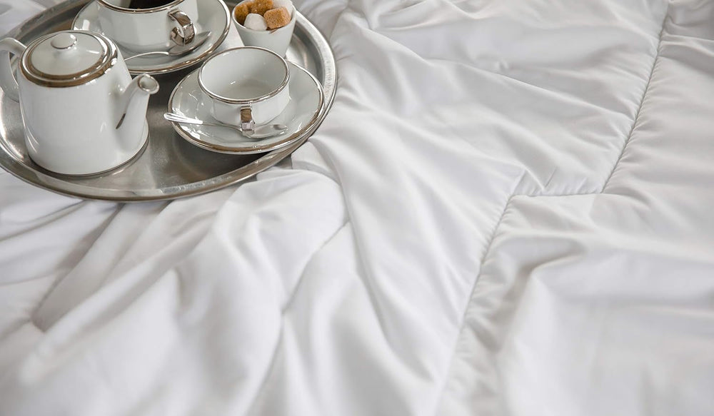 Plapumă COLAS NORMAND, antiacarieni și antibacteriană, ușoară, 260 X 240 cm, efect de lungă durată, igienă perfectă, microfibră, moale și confortabilă, lavabilă, albă 53130250 Plapumi si pilote Naty Shop