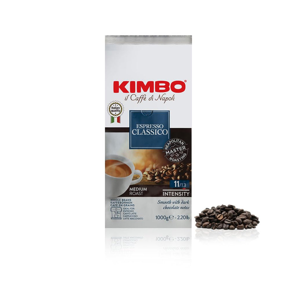 Espresso Classico ganze Kaffeebohnen, mittlere Röstung, 1kg Beutel