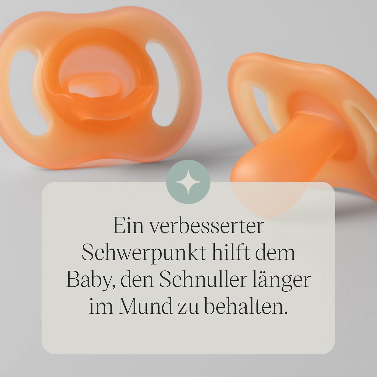 Suzete Tommee Tippee Ultra-Light StayPut și Night Glow, 0-6 luni, pachet de 4, design din silicon dintr-o singură bucată, senzație moale pe piele