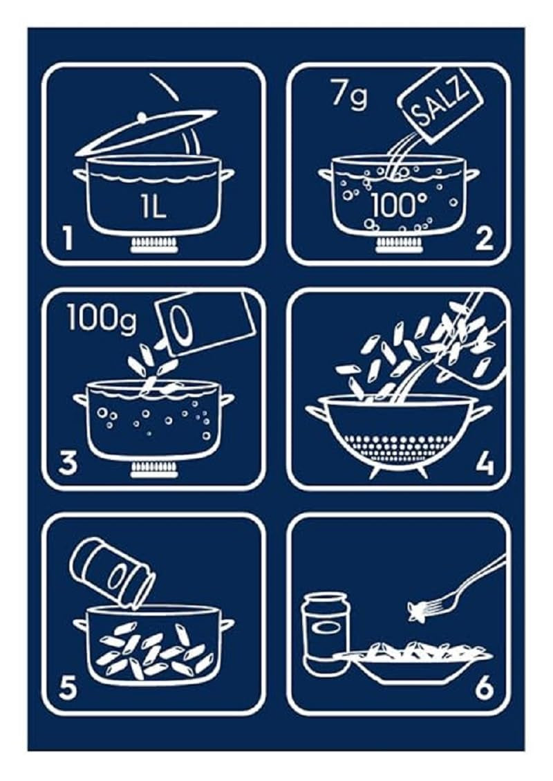 Paste Barilla Classic Girandole nr. 34, făcute din grâu dur de înaltă calitate, întotdeauna al dente (1 x 500 g)