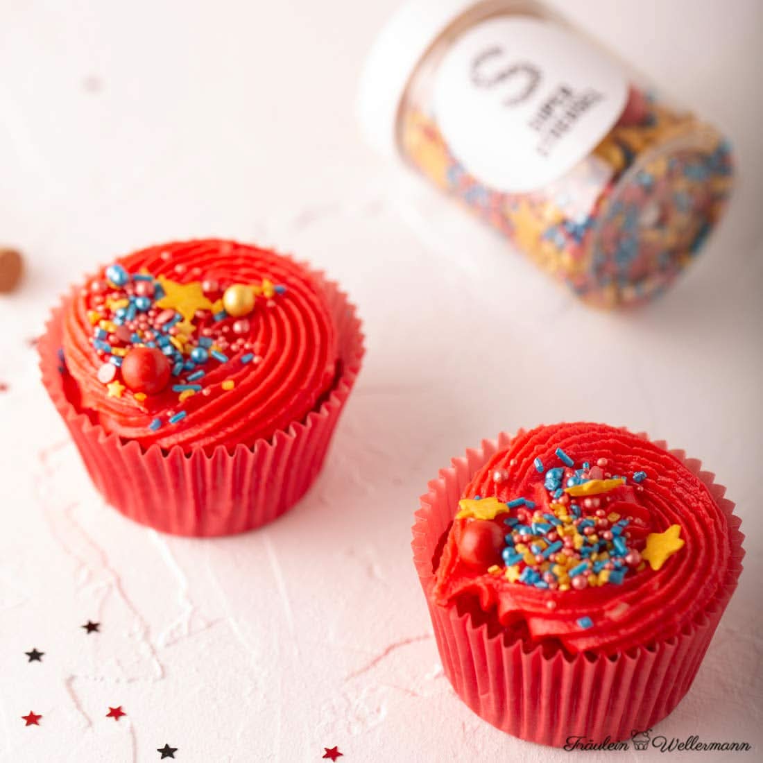 Super Streusel SuperErou, amestec sprinkles, 90 grame Sprinkles Naty Shop