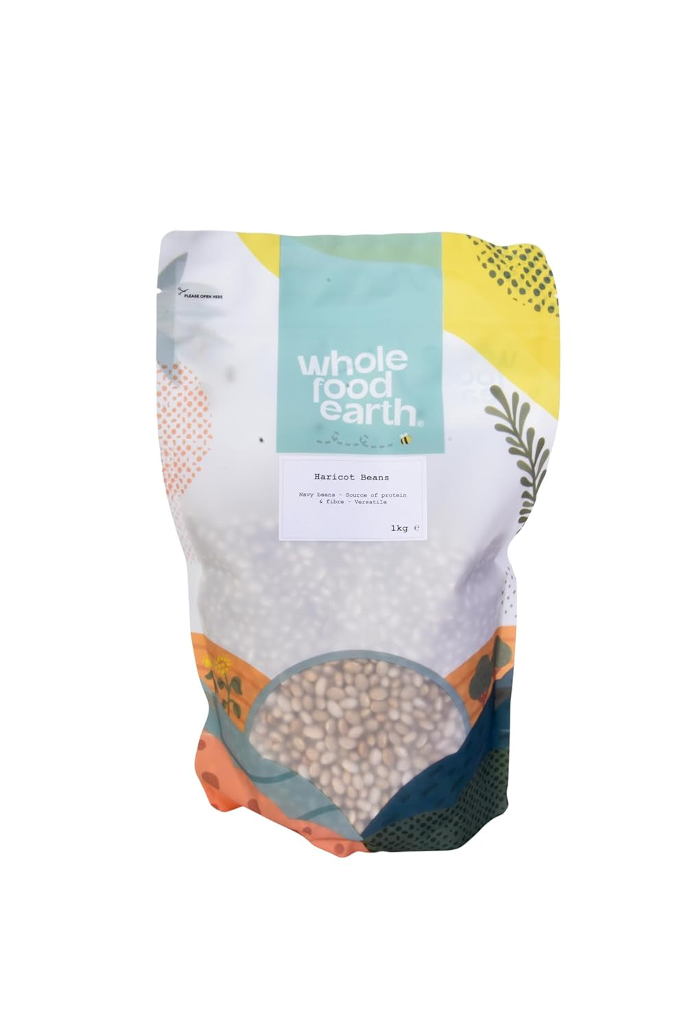 Fasole verde Wholefood Earth 1kg | Fără OMG | Natural | Bogat în fibre | Bogat în proteine