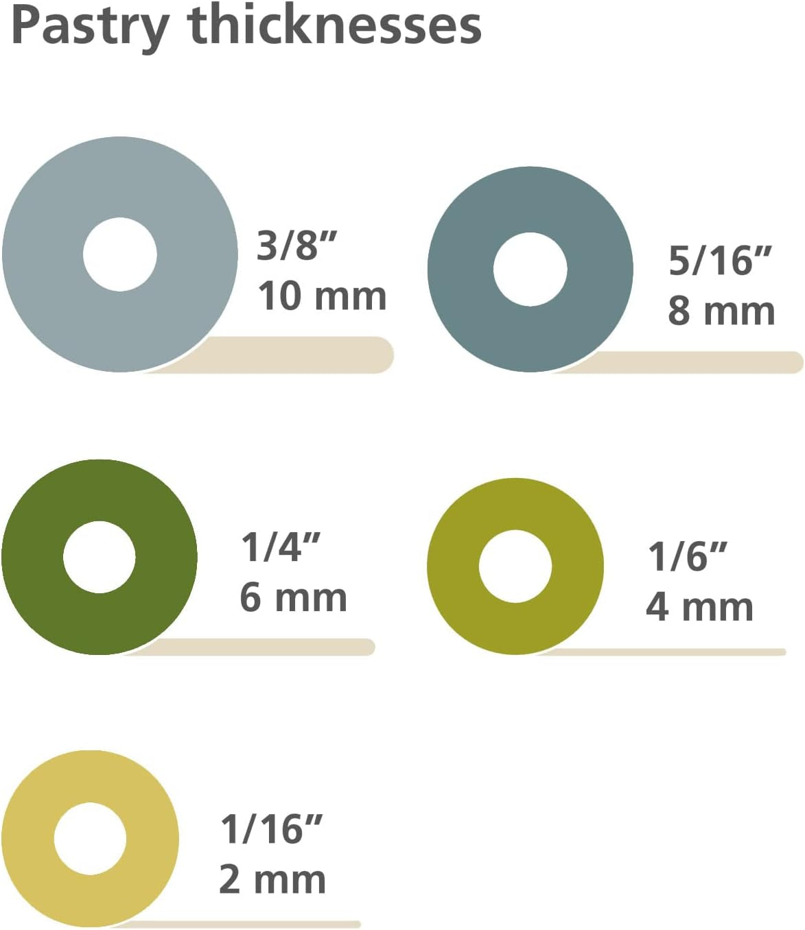 Joseph Joseph Duo Sucitor cu grosime reglabilă a aluatului, rolă de copt și aluat, lemn de fag, multicolor, opal