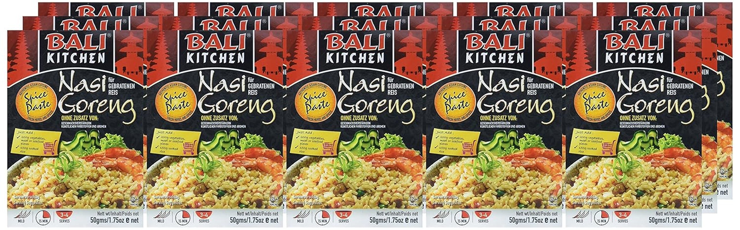 Nasi Goreng, pachet de 15 (pachet de 15 x 50 g)