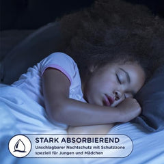 Scutece Huggies DryNites foarte absorbante pentru noapte, pentru fete 4-7 ani, 4 x 16 scutece-chiloți (64 bucăți), pachet lunar