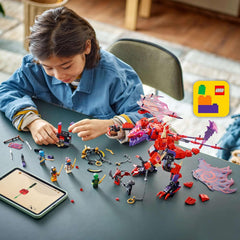 LEGO NINJAGO Chaosdrache Donnerzahn - Spielzeug mit 6 Ninja Minifiguren - Rollenspiel Bauset für Jungen und Mädchen ab 8 Jahren - Geschenke für Fans der TV-Serie Aufstieg der Drachen 71832