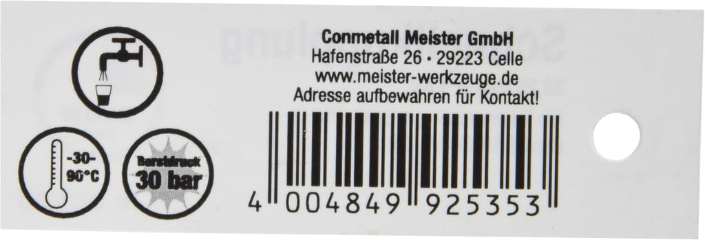 Cuplaj rapid Meister cu filet - filet exterior 33,25 mm (1 inch) - alamă - potrivit pentru apă potabilă - calitate testată - / cuplaj furtun / conector furtun / 9925350