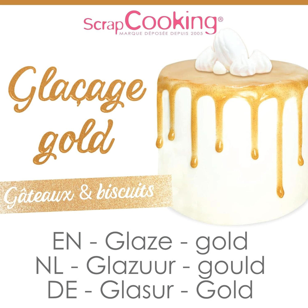 Scrapcooking, Glazura Drip Cake, 140 grame Glazuri si Decor Naty Shop