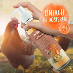 Ida Plus - GoldenEgg 200 ml - vermindert Brucheier & Federfressen - unterstützt Federwachstum & Federkleid - Wichtige Mineralien & Vitamine für Hühner - Beste Eierqualität bei Ihrer Hühnerhaltung
