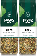 Fuchs Gewürze - Pizza Gewürzzubereitung im recyclebaren Nachfüllbeutel, Gewürzmischung mit italienischen Kräutern, ideal für Bruschetta - 30 g