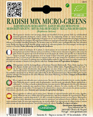 Microgreens Mischung RADISH MIX MICRO-GREENS ECBIO1172