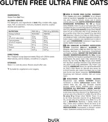 Fulgi de ovăz ultrafini, fără gluten, vrac, 1 kg, ambalajul poate varia