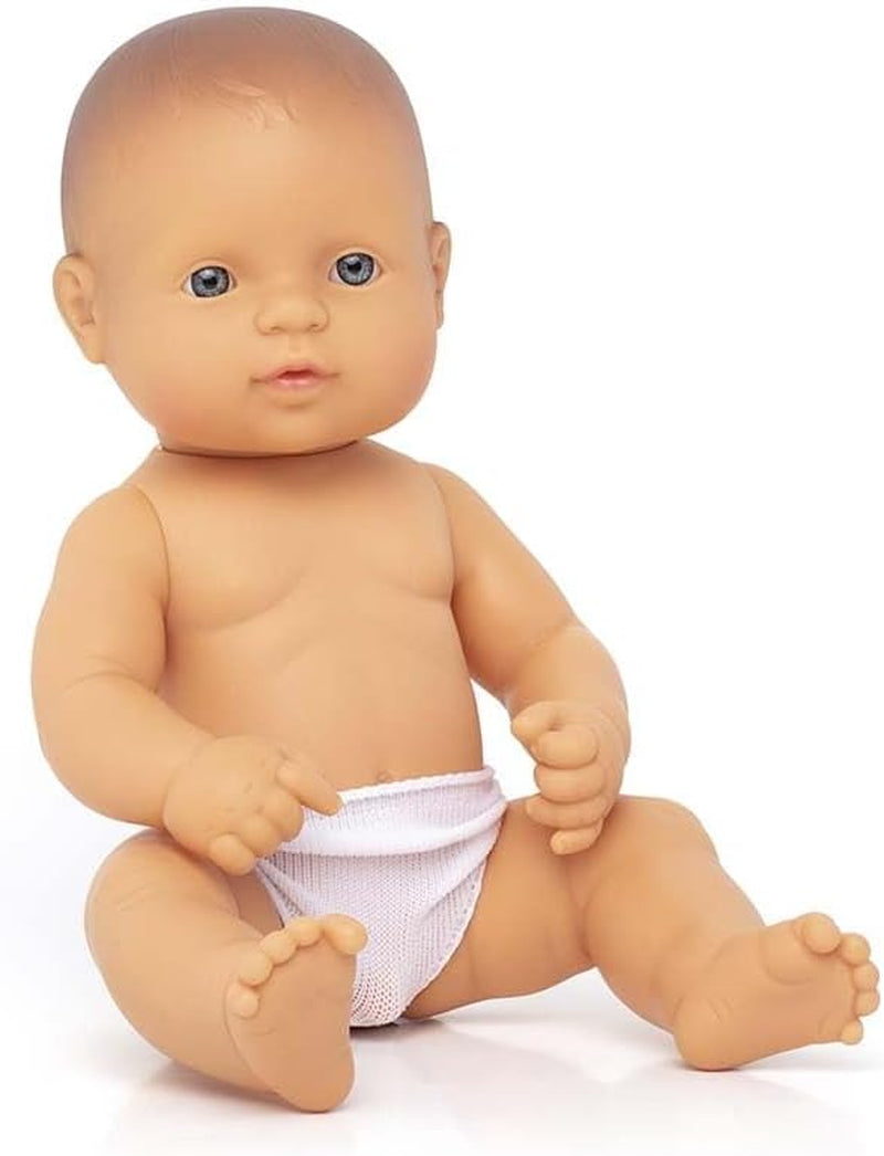 Miniland 31037 - Baby südamerikanischer Junge Tüte - ohne Unterwäsche, 32 cm