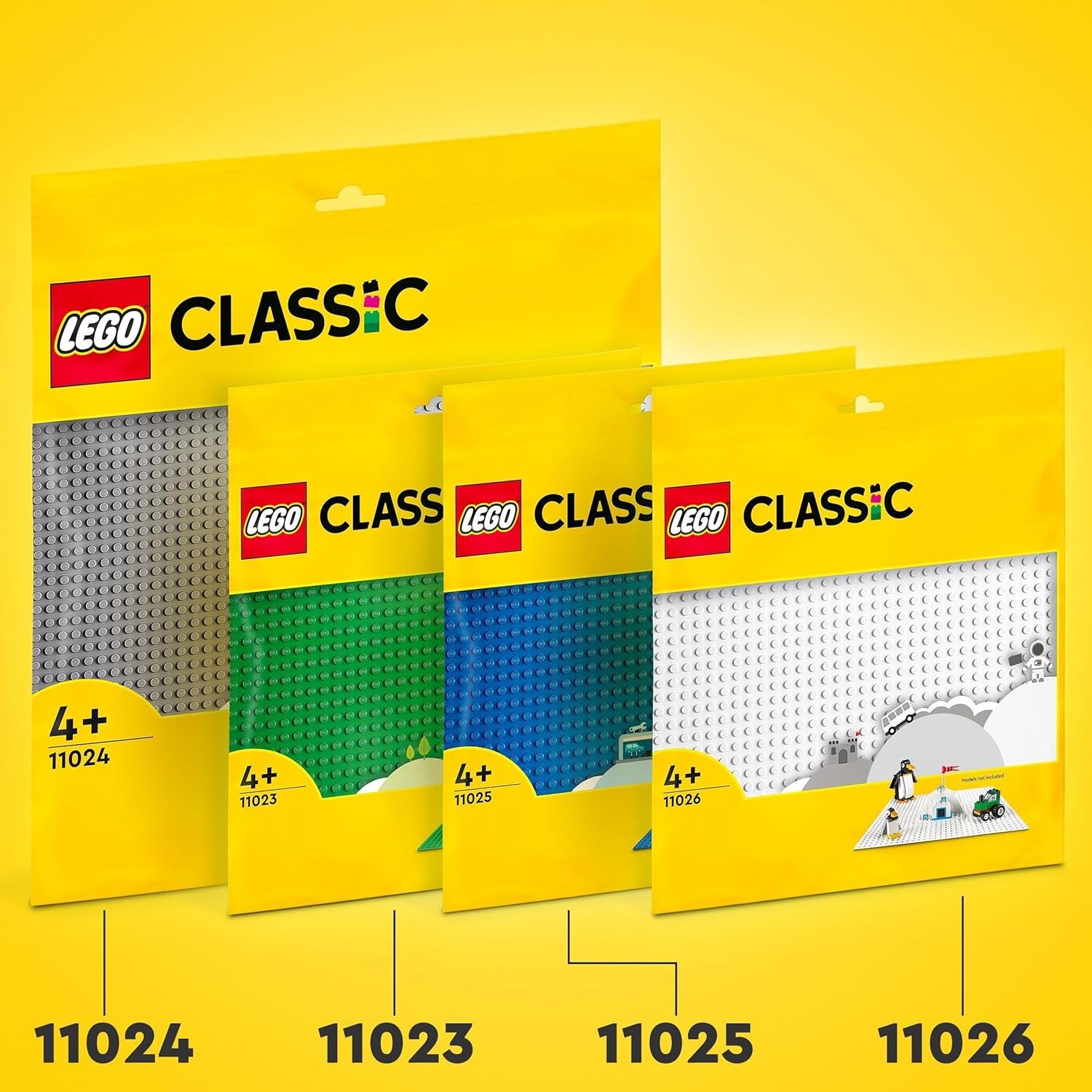 LEGO 11026 Placă de construcție albă clasică, placă de bază pătrată cu 32X32 adâncituri ca seturi de bază, jucărie de construcție Seturi de constructie Besuche den LEGO-Store
