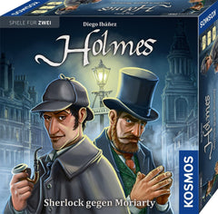 KOSMOS 692766 Holmes - Sherlock vs. Moriarty, Joc pentru doi jucători, Joc Sherlock Holmes, Joc de societate pentru exact 2 jucători cu vârsta de 10 ani și peste, Joc de strategie