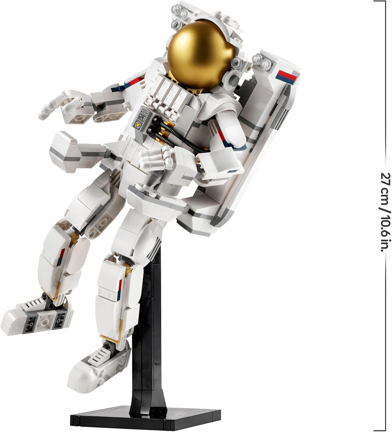 LEGO Creator 3in1 Astronaut im Weltraum Spielzeug, Modellbausatz mit Hund und Raumschiff für Kinder, Kinderzimmer-Deko, kreatives Geschenk für Jungs und Mädchen ab 9 Jahren 31152