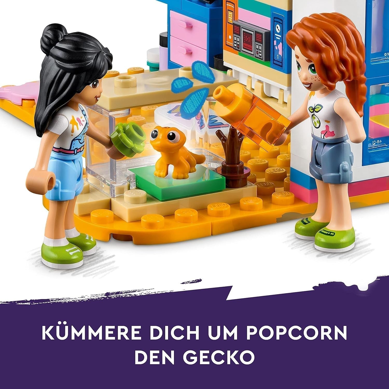 LEGO 41739 Friends Camera lui Liann, mini jucărie cu tematică artistică, cadou mic de colecție cu mini păpuși Liann, Autumn și Pet din seria 2023 Seturi de constructie Besuche den LEGO-Store
