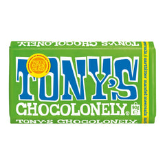 Tony's Chocolonely - Ciocolată neagră cu migdale și sare de mare 90g