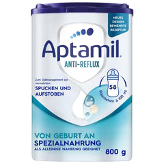 Aptamil Anti-Reflux - Formulă completă de la naștere, pentru gestionarea dietei, pentru vomă și regurgitație, hrană pentru bebeluși, lapte praf, 1 x 800 g