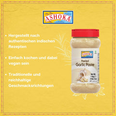 ASHOKA - Geschälte Knoblauch Paste - (1 X 1 KG)