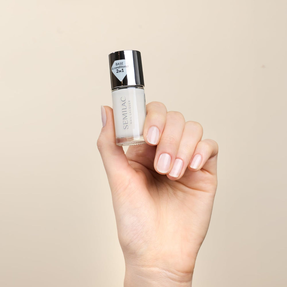 Bază de netezire Semilac 9 ml – Bază de netezire pentru ojă clasică, echilibrantă, întăritoare și autonivelante