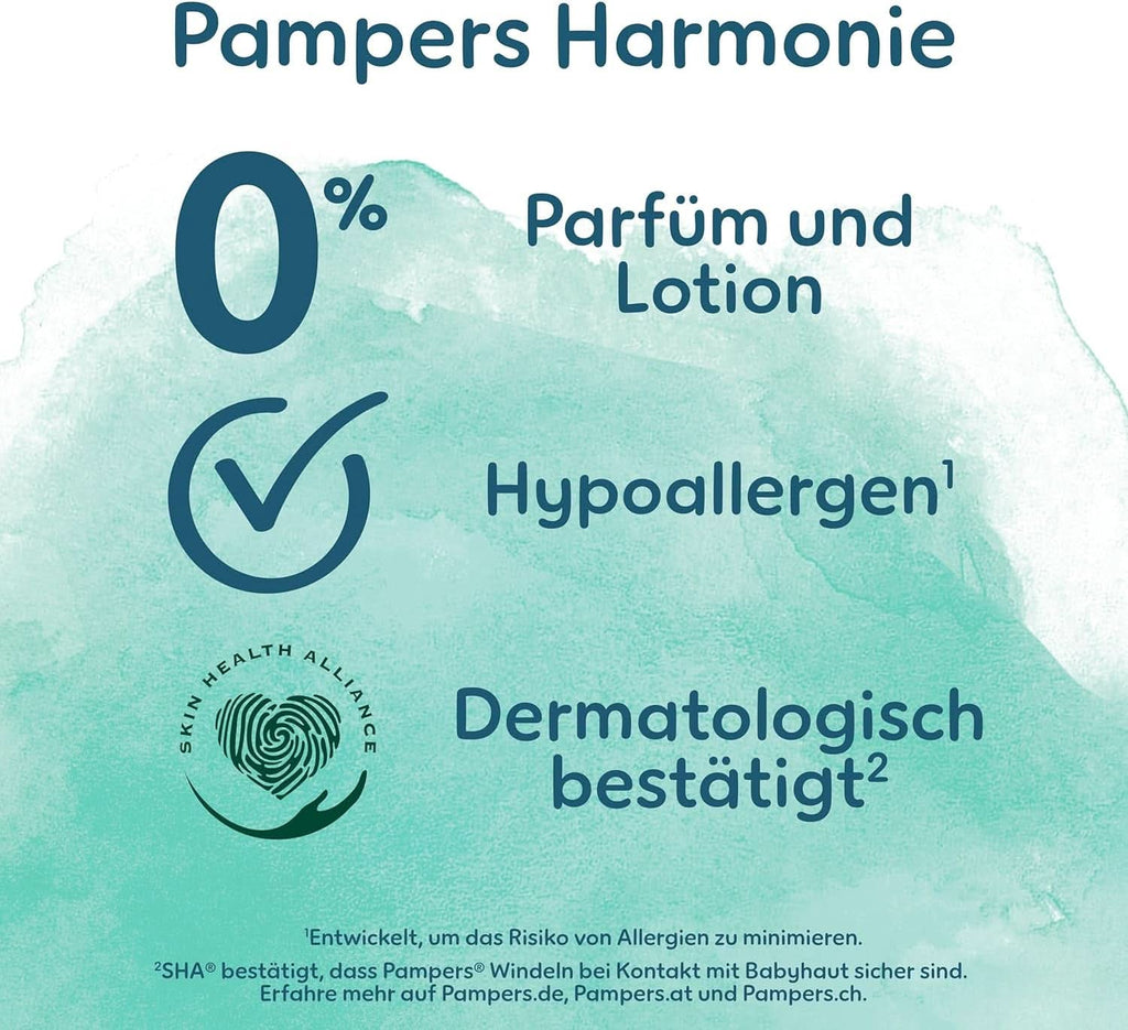 Pampers Harmonie Baby scutece mărimea 2, 29 scutece, 4Kg-8Kg Mama si Copilul Naty Shop
