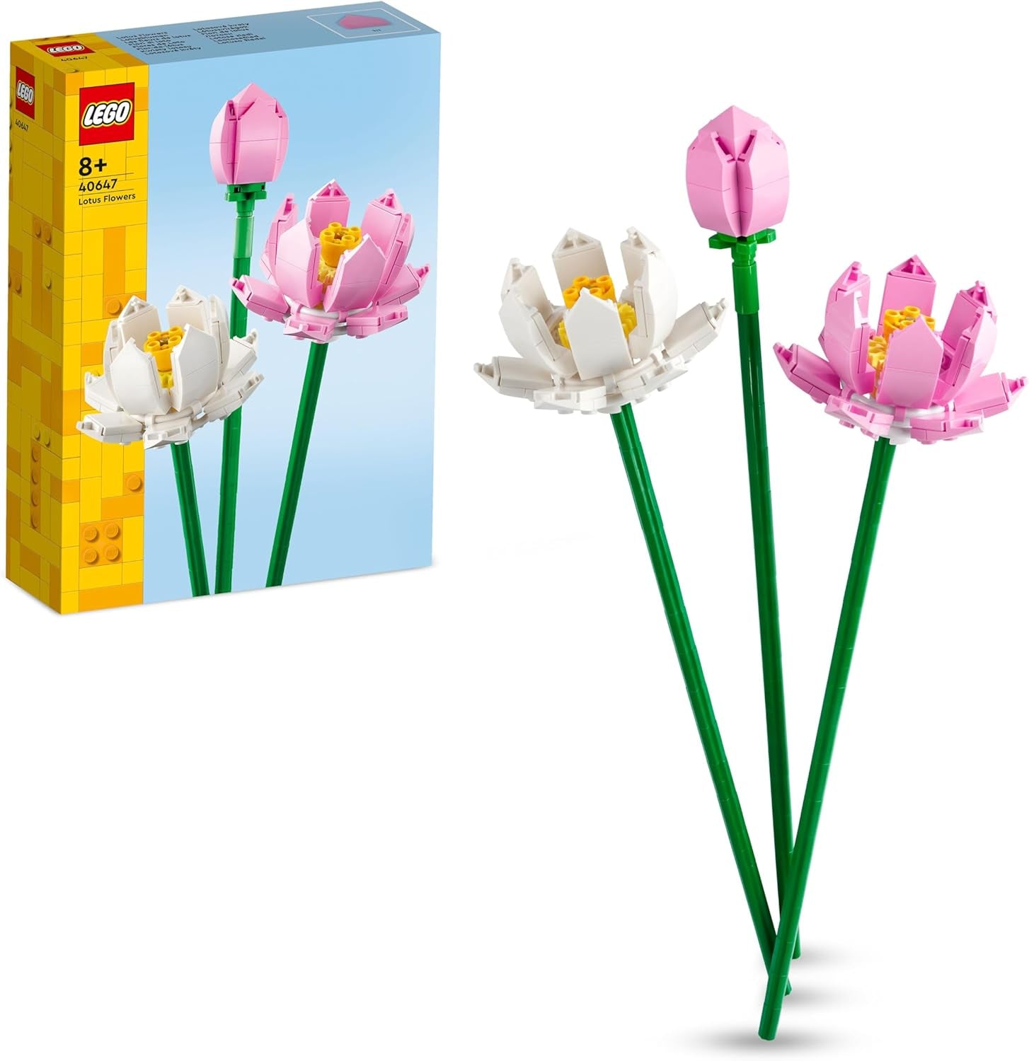 LEGO Botanicals Kirschblüten - Spielzeug mit Kunstblumen – Kreative Deko für Schreibtisch – Spielset mit Blumen zum Bauen und Ausstellen Geschenk für Mädchen und Teenager ab 8 Jahren – 40725