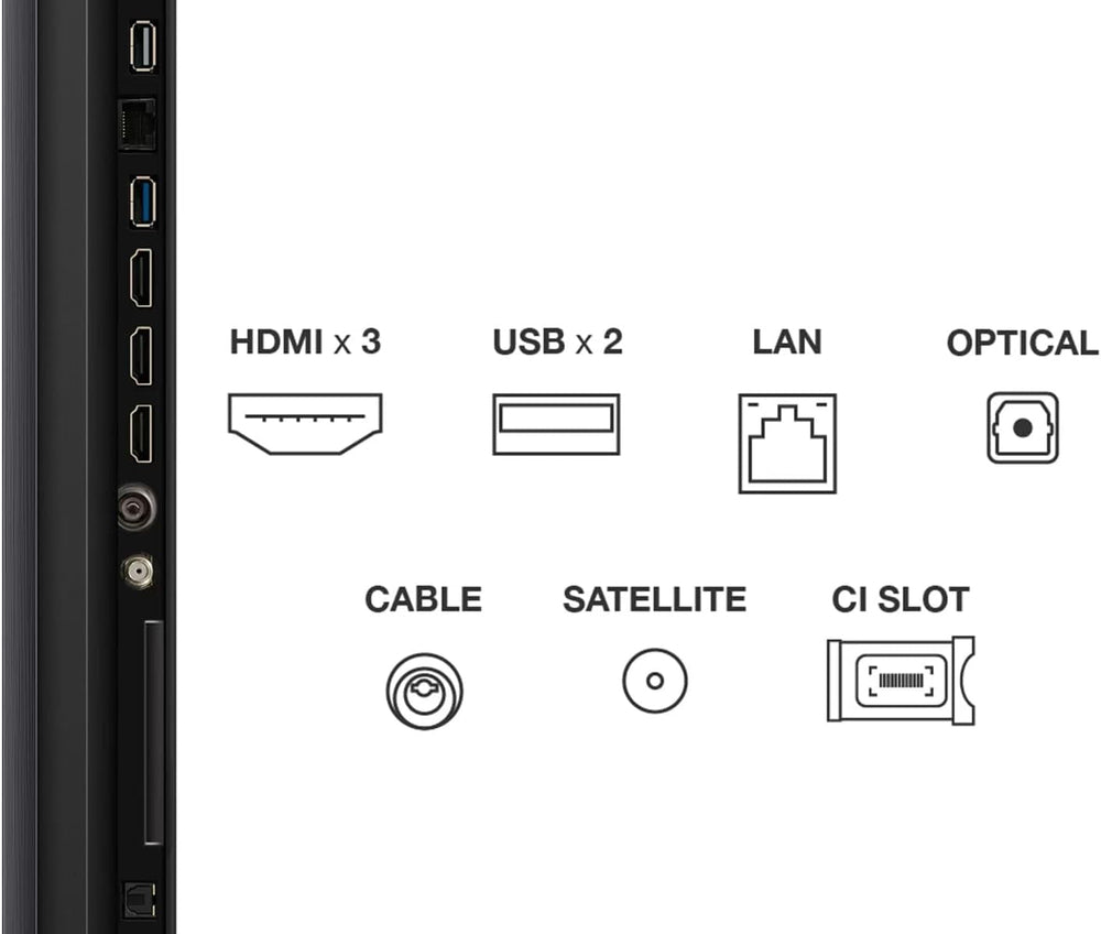 Televizor LED mini TCL 50C61KS QLED, 50 de inci, rezoluție 4K HDR Premium, Dolby Vision și Atmos, sunet Onkyo 2.0, Smart TV cu Google TV, Game Master, HDMI 2.1, AirPlay 2, Google Assistant și Alexa